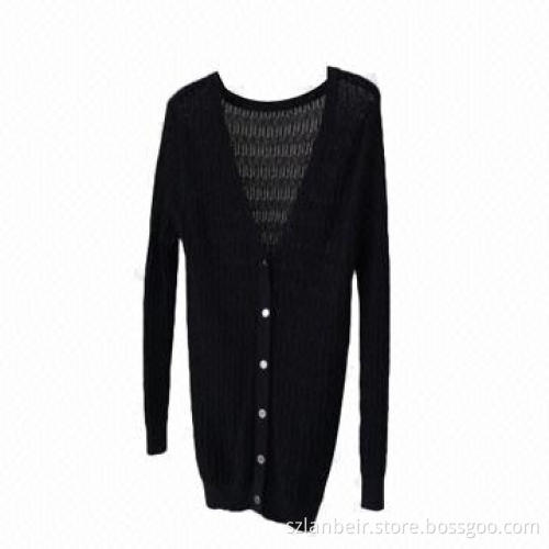 Ladies' cardigan, 2/42 78% viscose, 22% PBT
